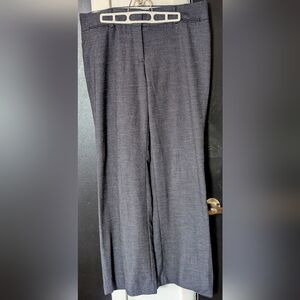 Ann Taylor LOFT Black Patterned Pants